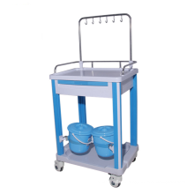 China Manufacturer Cheap ABS Hospital Emergency Infusion Trolley Medical Syringe Treatment Cart Price